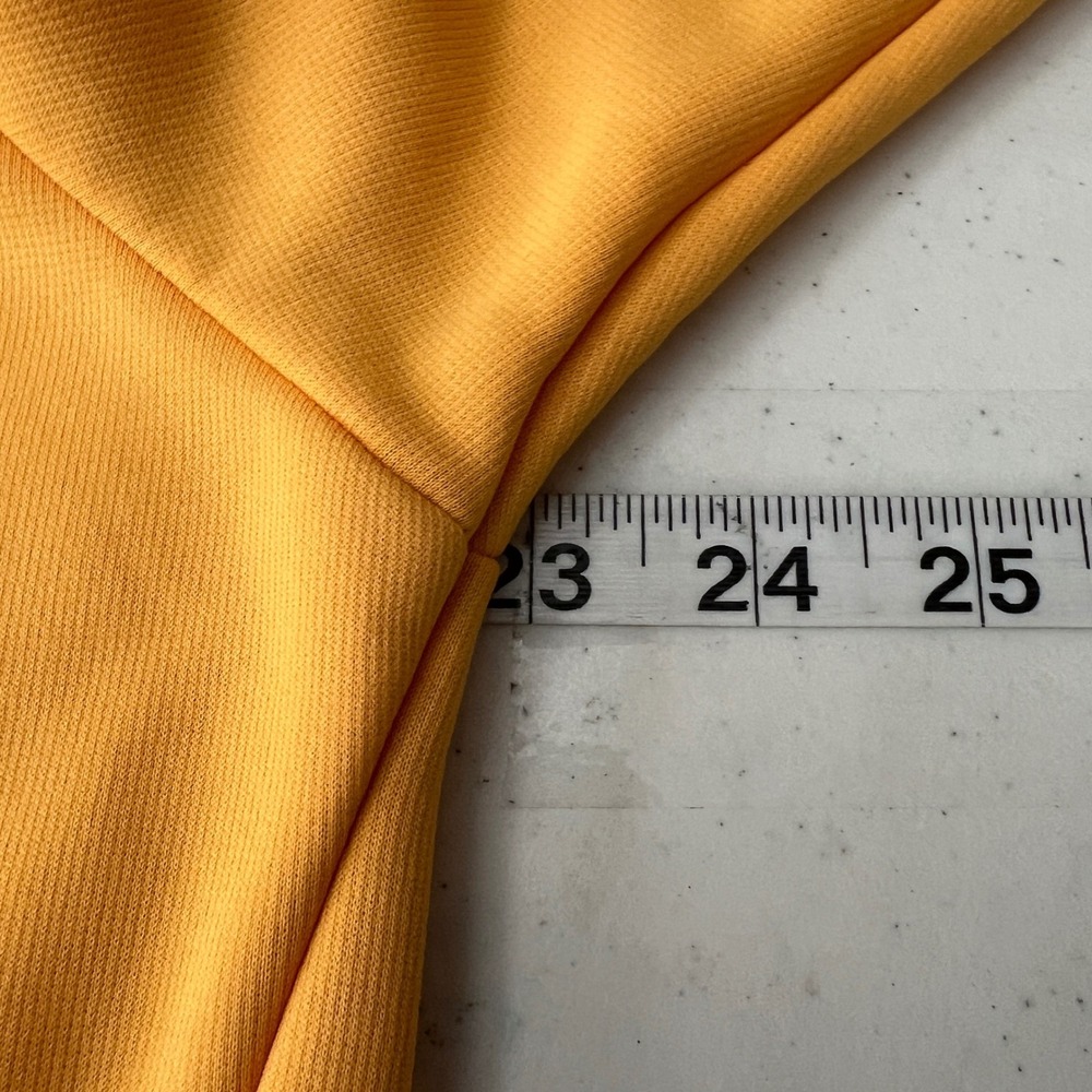 Under Armour Armour Fleece Big Logo Hoodie Yellow Mens Medium - Picture 7 of 9